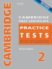 Image for Cambridge First Certificate Practice Tests - Teacher&#39;s Book 2