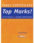 Image for FC Top Marks! Use of English and Reading Comprehension : First Certificate Top Marks! Use of English and Reading Comprehension Student&#39;s Book