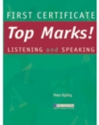 Image for First Certificate Top Marks! Listening and Speaking