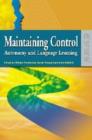 Image for Maintaining control  : autonomy and language