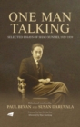 Image for One man talking  : selected essays of Shao Xunmei, 1929-1939