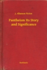 Image for Pantheism Its Story and Significance
