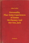 Image for Personality Plus: Some Experiences of Emma McChesney And Her Son, Jack
