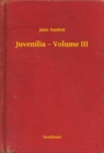 Image for Juvenilia - Volume III