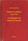 Image for Paris et Londres en 1793 - Le Marquis de Saint-Evremont