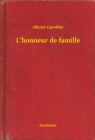 Image for L&#39;honneur de famille