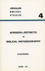 Image for Borders and Districts in Biblical Historiography