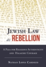 Image for Jewish Law as Rebellion