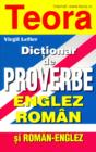 Image for Teora English-Romanian and Romanian-English Dictionary of Proverbs : With Index to Each Language