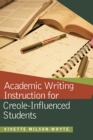 Image for Academic writing instruction for Creole-influnced students
