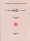 Image for Annales du Service des Antiquites de l’Egypte : Vol. 73