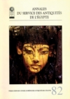 Image for Annales du Service des Antiquites de l’Egypte : Vol. 82