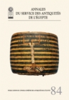 Image for Annales du Service des Antiquites de l’Egypte : Vol. 84