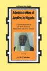 Image for Administration of Justice in Nigeria