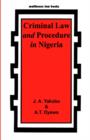 Image for Criminal Law and Procedure in Nigeria