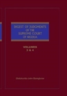 Image for The Digest of Judgments of the Supreme Court of Nigeria : Vols 3 and 4