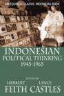 Image for Indonesian Political Thinking 1945-1965