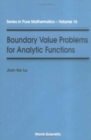 Image for Boundary Value Problems For Analytic Functions