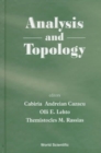 Image for Analysis And Topology