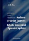 Image for Nonlinear Evolution Equations And Infinite Dimensional Dynamical Systems - Proceedings Of The Conference