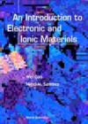 Image for Introduction To Electronic And Ionic Materials, An