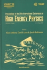 Image for Proceedings Of The 29th International Conference On High Energy Physics: Ichep &#39;98 (In 2 Volumes)