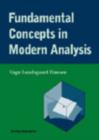 Image for Fundamental Concepts In Modern Analysis
