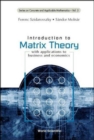 Image for Introduction To Matrix Theory: With Applications To Business And Economics