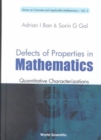 Image for Defects Of Properties In Mathematics: Quantitative Characterizations