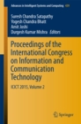 Image for Proceedings of the International Congress on Information and Communication Technology: ICICT 2015.