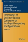 Image for Proceedings of 2nd International Conference on Intelligent Computing and Applications