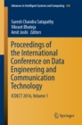 Image for Proceedings of the International Conference on Data Engineering and Communication Technology: ICDECT 2016. : volume 468