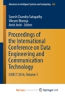 Image for Proceedings of the International Conference on Data Engineering and Communication Technology