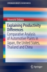 Image for Explaining productivity differences  : comparative analysis of automotive plants in Japan, the United States, Thailand and China
