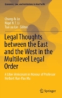 Image for Legal Thoughts between the East and the West in the Multilevel Legal Order