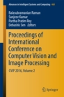 Image for Proceedings of International Conference on Computer Vision and Image Processing: CVIP 2016.