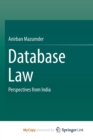 Image for Database Law