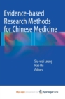 Image for Evidence-based Research Methods for Chinese Medicine