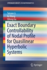 Image for Exact Boundary Controllability of Nodal Profile for Quasilinear Hyperbolic Systems
