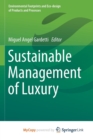 Image for Sustainable Management of Luxury