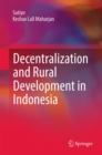 Image for Decentralization and Rural Development in Indonesia