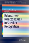 Image for Robustness-related issues in speaker recognition