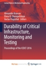Image for Durability of Critical Infrastructure, Monitoring and Testing