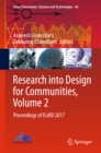 Image for Research into design for communities.: (Proceedings of ICoRD 2017) : 66