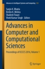 Image for Advances in Computer and Computational Sciences: Proceedings of ICCCCS 2016, Volume 1 : 553
