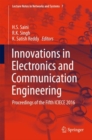 Image for Innovations in electronics and communication engineering: proceedings of the fifth ICIECE 2016