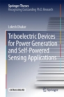 Image for Triboelectric Devices for Power Generation and Self-Powered Sensing Applications