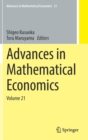 Image for Advances in mathematical economicsVolume 21