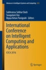 Image for International Conference on Intelligent Computing and Applications: ICICA 2016