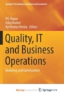 Image for Quality, IT and Business Operations